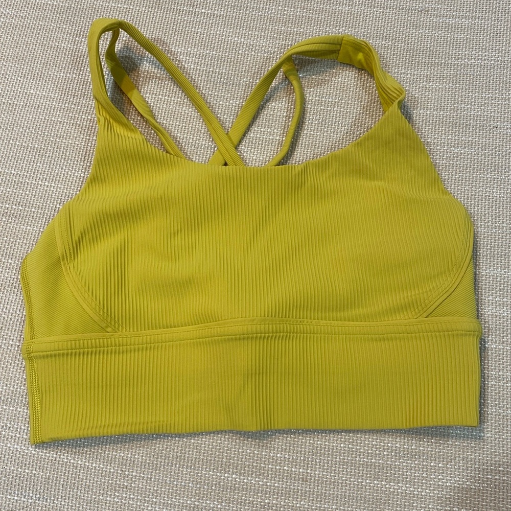 lululemon long line ribbed energy bra